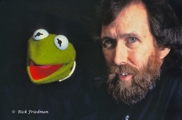 Jim Henson creator of the Muppets with Kermit the Frog at Harvard Senior Class Day by Rick Friedman - Portraits - Rick Friedman Photography 