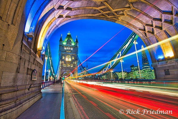 Tower Bridge, Blue Hour at London, UK by Rick Friedman - Scenics and Long exposures - Rick Friedman Photography 