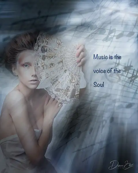 Music is the voice of the soul by Donna Elliot