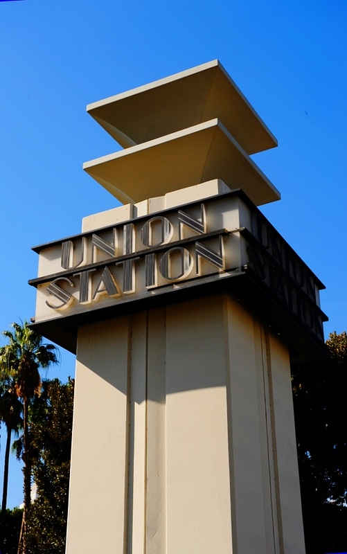 LA Union Station Sign