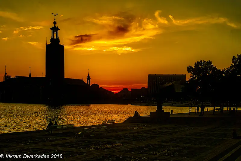 Stockholm at Sunset