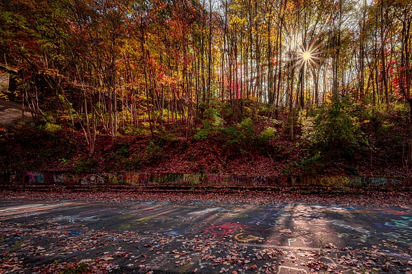Autumn Turnpike - Jennifer Eddins Photography