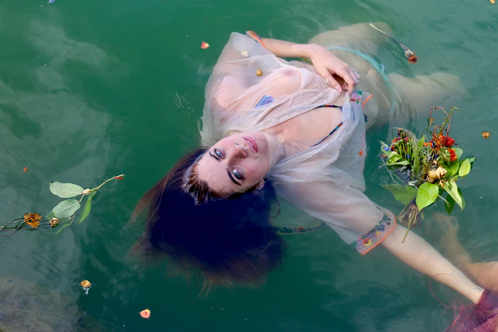 girl in water