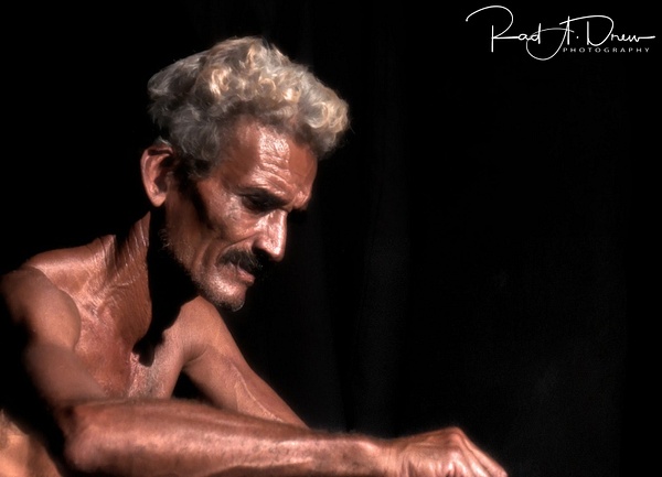 Old Fisherman Cojimar Cuba Topaz Sig - Rad A. Drew Photography 