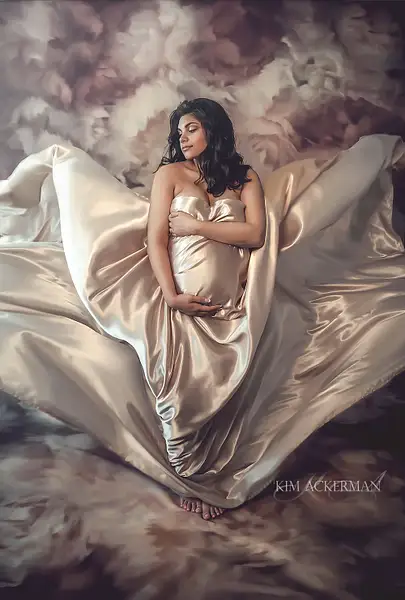 fabric toss maternity by Kim Ackerman