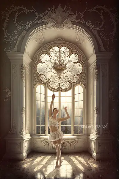 baroque ballroom boudoir by Kim Ackerman