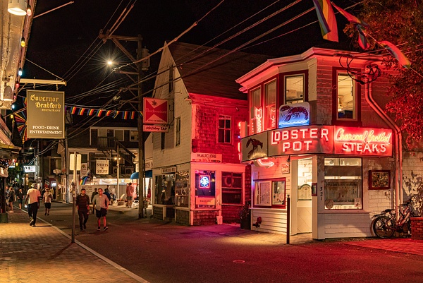 Provincetown-Lobster-Trap-restaurant-summer-night-neon-lights-Joe McClure-3 - Joe McClure 