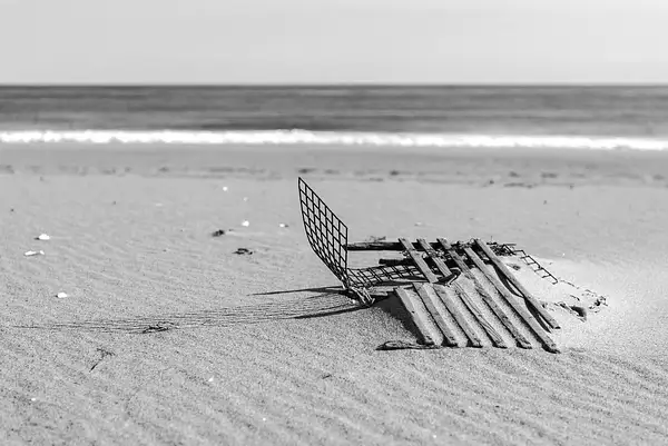 Breakout-Lobster-trap-beach-seashore-broken by Joe...