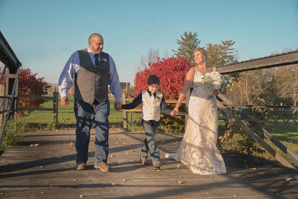 Rustic Wedding Family