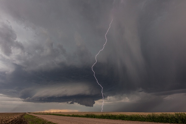 Almost Too Close for Comfort #-3432 - Storm Chasing - mdiPhotography 