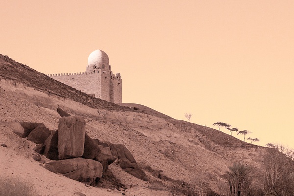 Egypt - Mosque on the Hill - Infrared Lg # -3536 - Home - mdiPhotography 