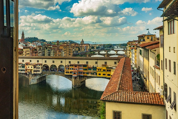 Florence View from the Bridge  Lg #-9486 - The World - mdiPhotography