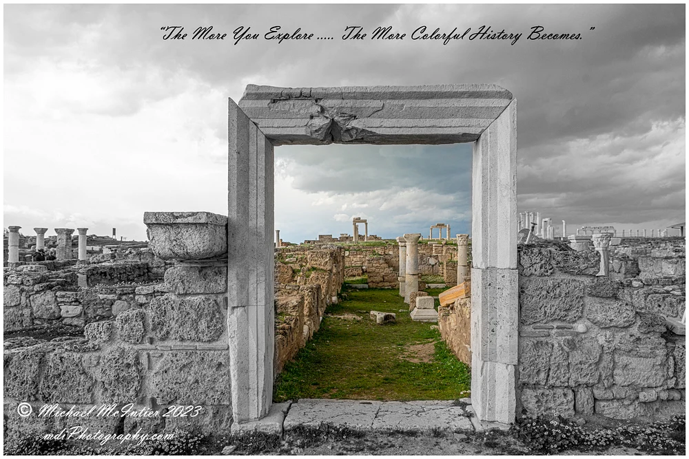 Hierapolis Doorway with Saying #-4410 Copyright