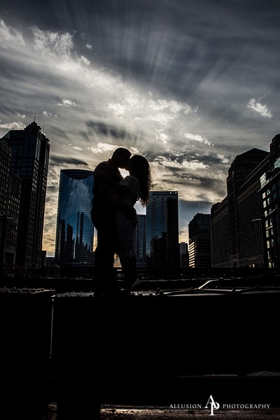 chicago-enagagement-downtown - Engagements - Allusion Photography 