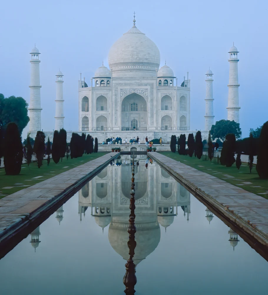 Timeless Beauty of the Taj Mahal Reflected in Tranquil Waters