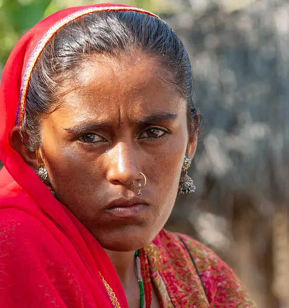 Bishnoi tribal woman, Rajasthan, India by Ronnie James