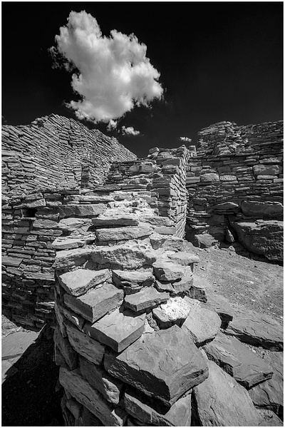 BW_CLOUDS2_STAIRS_Sed_ PM_576__8_10_22_ copy - MONOCHROME - Norm Solomon Photography