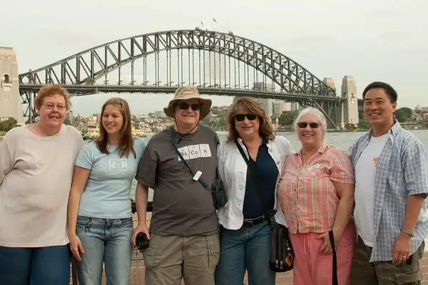 In front of the Sydney Harbour Bridge, we are pleased...