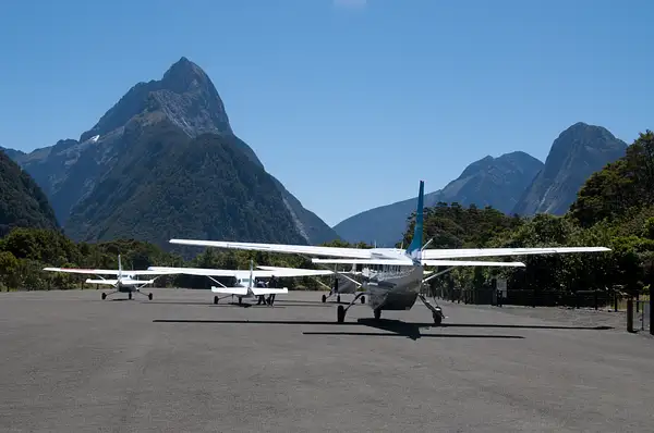 We took one of these planes back from Milford Sound, an...