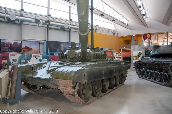 And in the other corner, the Soviet T-72-M1 by Willis...