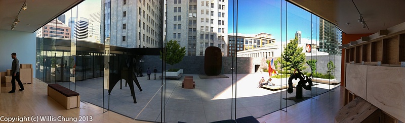 MOMA courtyard view