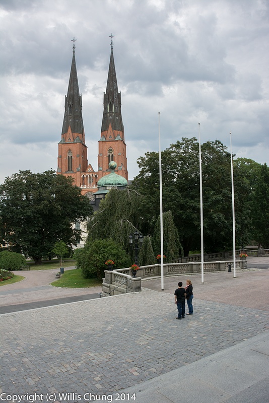 Uppsala University looking towards the Cathedral