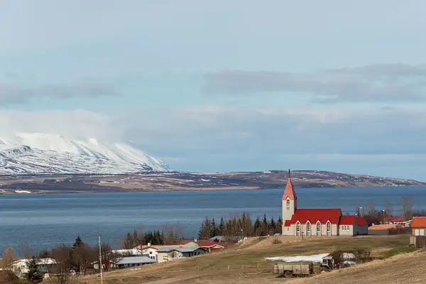 Going north and east from Akureyri we come to...