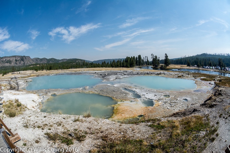 Black Opal Spring, Biscuit Basin, Yellowstone National Park, Wyoming