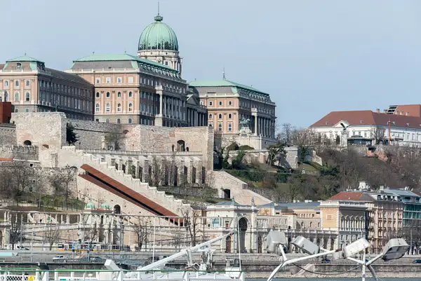 The Buda Castle awaits us, with many sets of stairs and...
