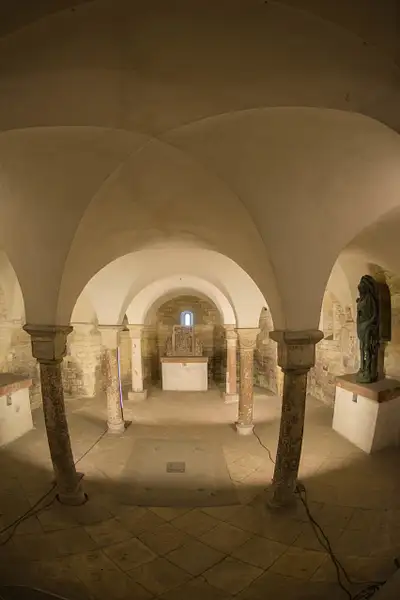 Crypt underneath the apse, St. George's Basilica. by...