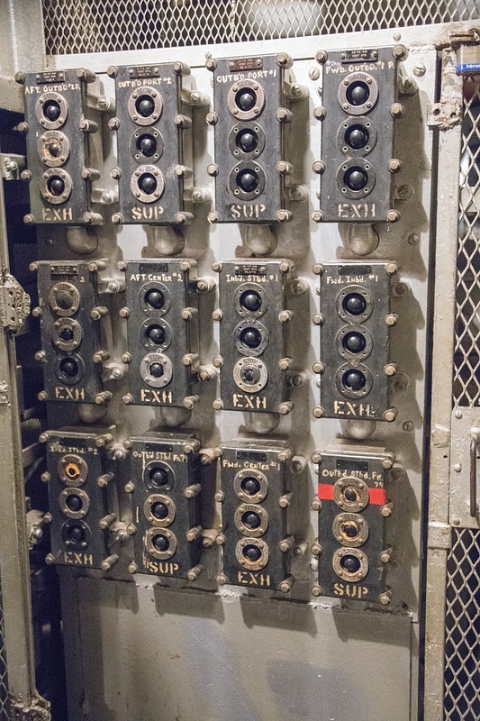 Very complicated switch panel.