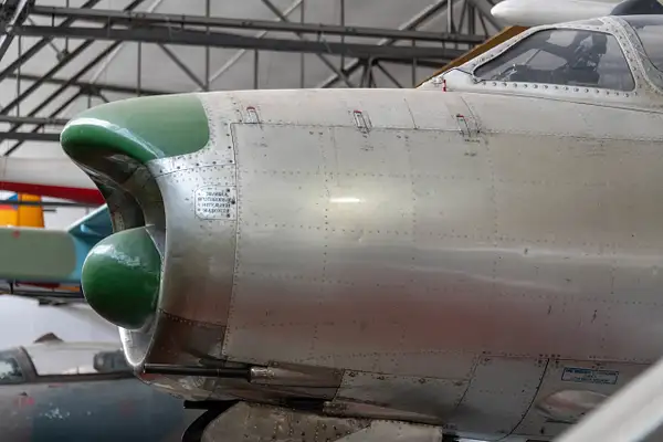Forward fuselage of MiG-17PF, Fresco C, supersonic...