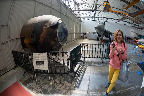 A real Soyuz capsule on display! Soyuz 28 which flew in...