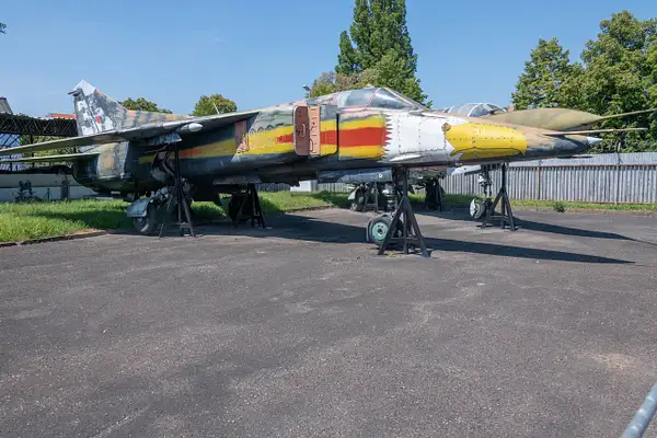 MiG-23BN Flogger H, 9825, with an eagle paint job. The...