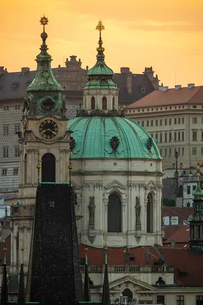 St. Nicholas Church in Malá Strana, Praha, Czechia by...