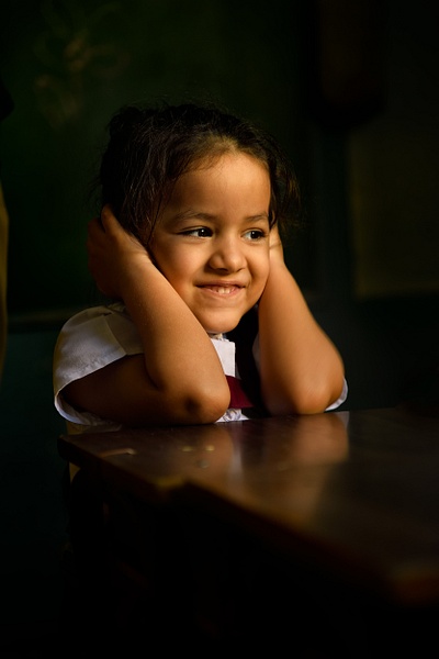 Shy Moment Child - Cuba - Mickey Strand Photography
