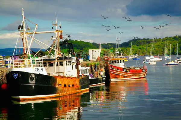 Scottish Fishing Boats by belindacarr