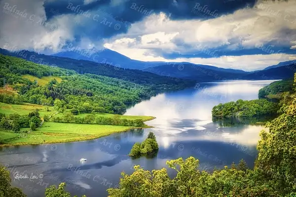 Queen's View, Scotland by belindacarr