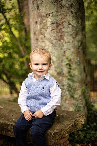 A Two-Year-Old Boy Smiling for a DC Portrait Photographer - Connor McLaren Photography 