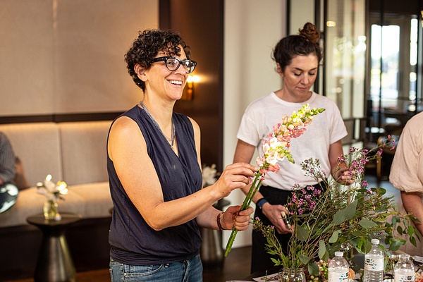 Event Photo at a Flower Arranging Class in DC - Connor McLaren Photography