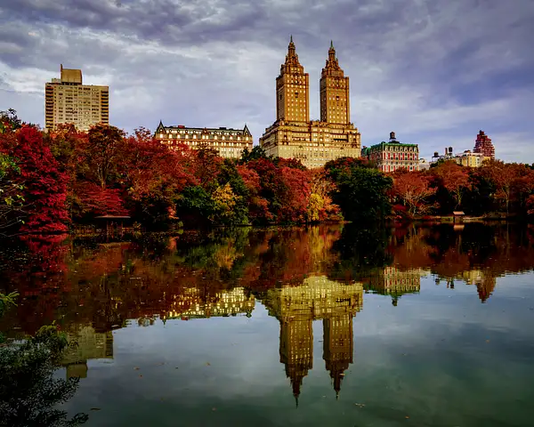 Central Park reflection by Deb Salay