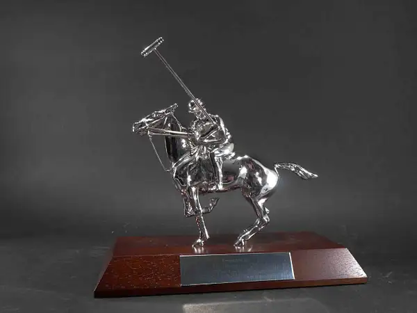 Silver Polo Trophy by Louis Lejeune Ltd.