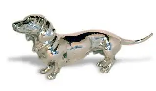 Silver Dachshund by Louis Lejeune Ltd.