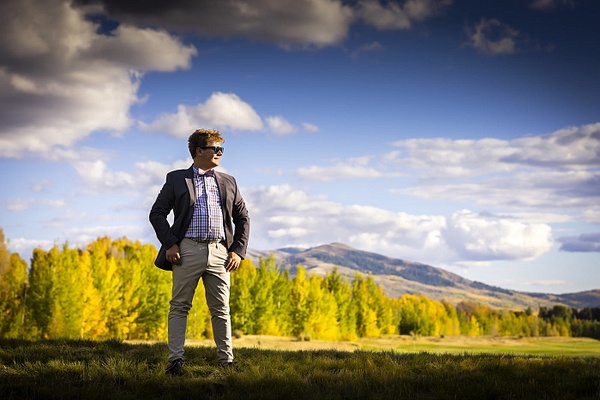 boy with sunglasses and great view - Flo McCall Photography 