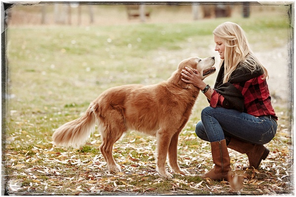 woman with her dog - Flo McCall Photography