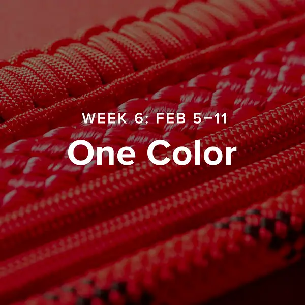 Week 6 – One Color by 52-Week Challenge