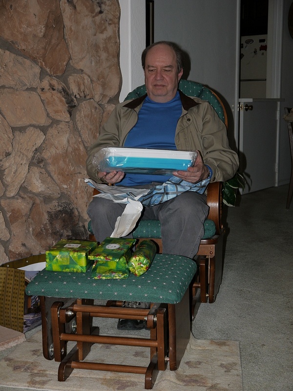 Belated opening of Xmas gifts - Lois's House