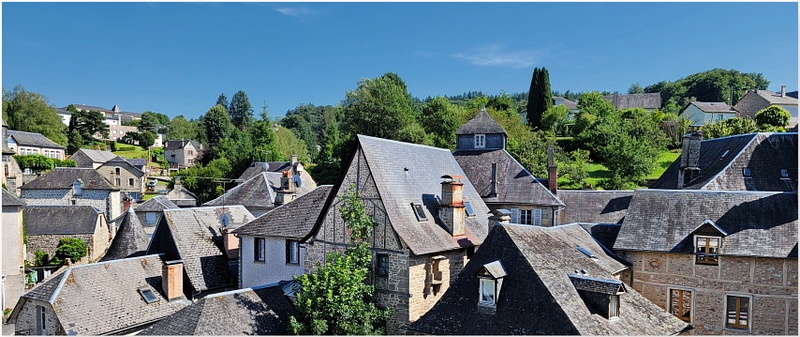The roofs of Treignac