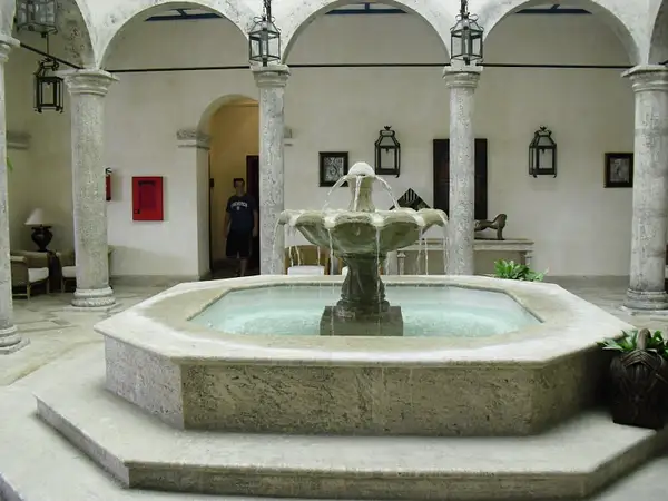 Fountain in Main Reception Area by flipflopman