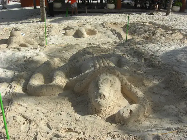 Staff Sand Sculptures (4) by flipflopman
